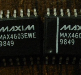 MAX4603EWE  MAX4603CWE  SOP16
