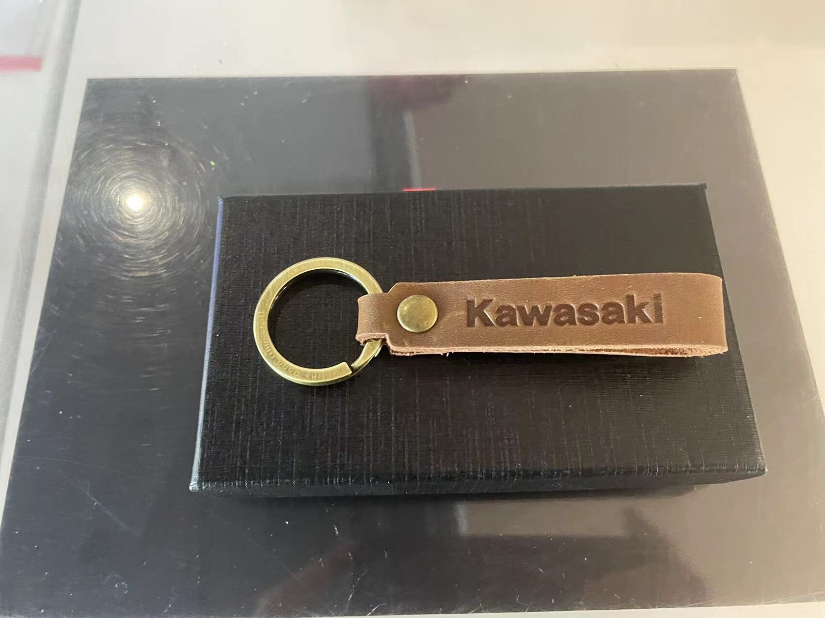 川崎Kawasaki原厂复古钥匙扣 原厂正品周边