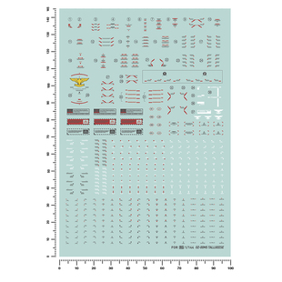 匠心社 RG 1/144托鲁基斯 多鲁基斯水贴纸 高精度水转印贴纸RG028