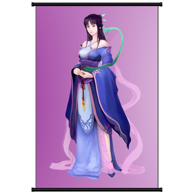 仙剑奇侠传海报定制壁纸挂画李逍遥韩菱纱柳梦璃游戏动漫周边