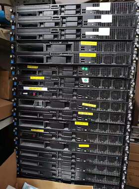 HP DL320e G8 V2 静音 1U服务器 短身 IDC NAS E3-1280 V3