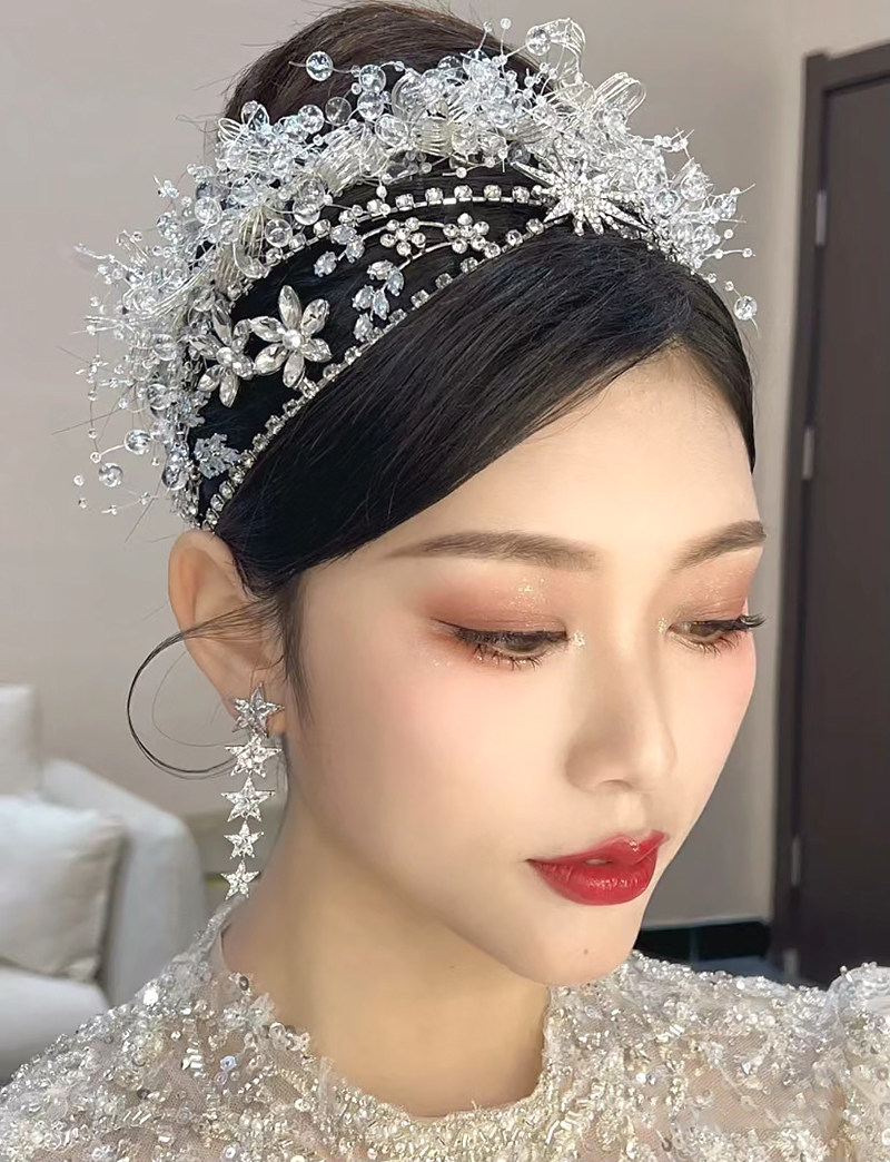 皇冠王冠合金水钻串珠日韩超仙美