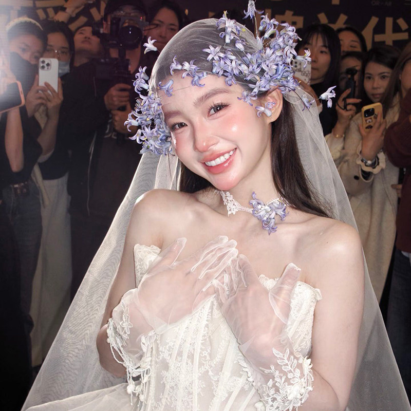 森系新款新娘法式复古婚纱头饰仿真花朵发夹饰品拍照礼服造型配饰,饰品/流行首饰/时尚饰品新,发饰,淘宝优惠券,粉丝福利购,淘宝优惠卷