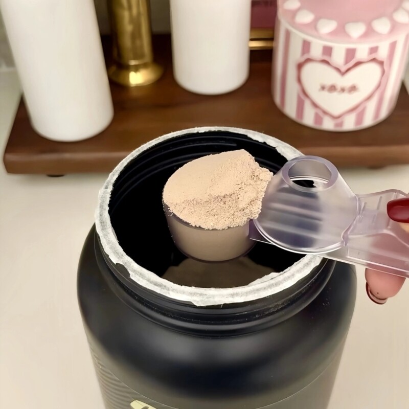 新款滑动量勺蛋白粉勺子防漏家用计量勺咖啡奶粉多功能避免撒浪费
