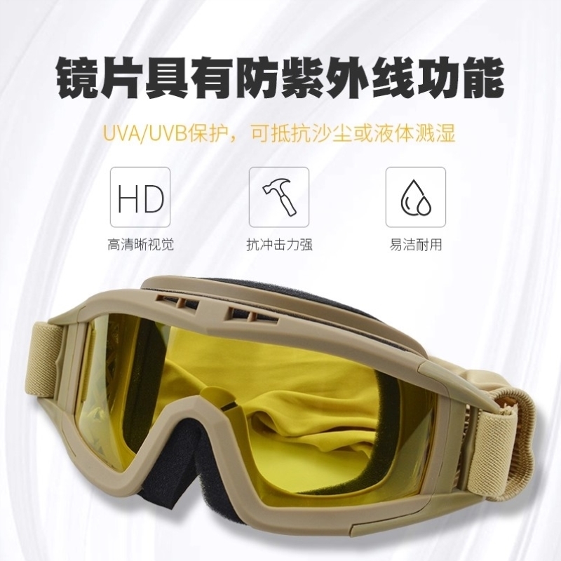 CS风镜护目镜战术用品战术骑行眼镜越野摩托车头盔户外运动装备