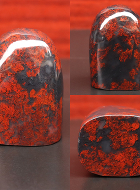 天然鸡血玉石闲章小印章闲章篆刻石料书法国画随形写毛笔字引首章