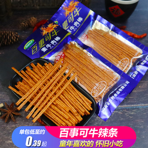 田野风光百事可牛素牛肉棒麻辣条儿时怀旧麻辣小吃素酒鬼米线零食