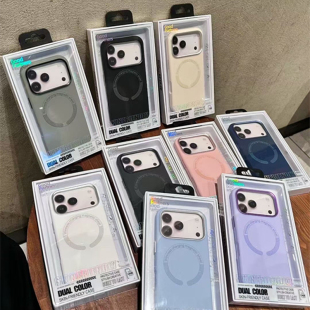 卡仕磁吸苹果17pro max手机壳批发 适用iPhone 15 12 11 16 13 14 plus大气女保护纯色液态硅胶男新款全包