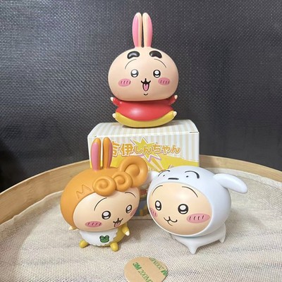 Chiikawa蜡笔小新联名模型手办