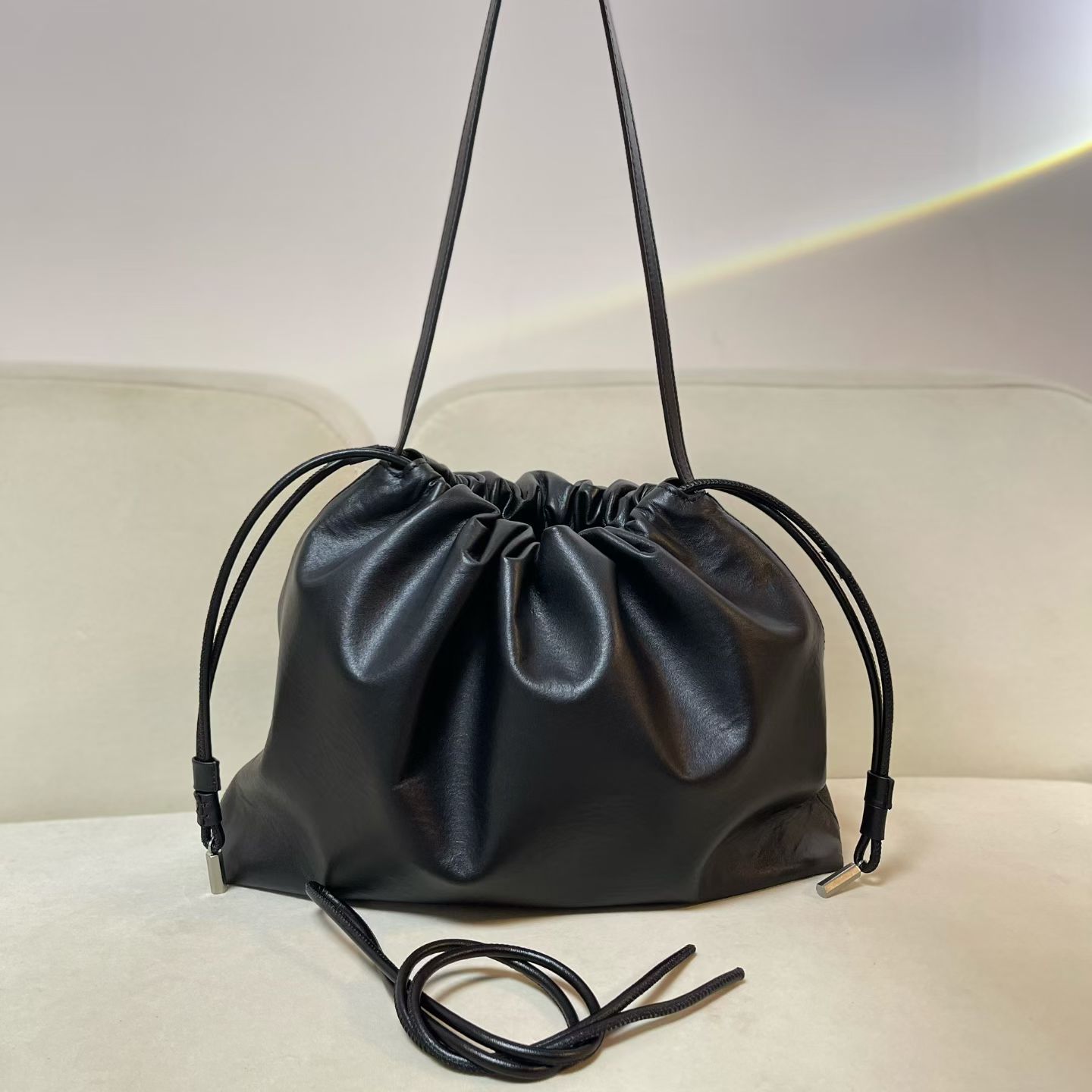 包包女2025新款秋冬真皮单肩腋下福袋云朵包小众设计高级感托特包