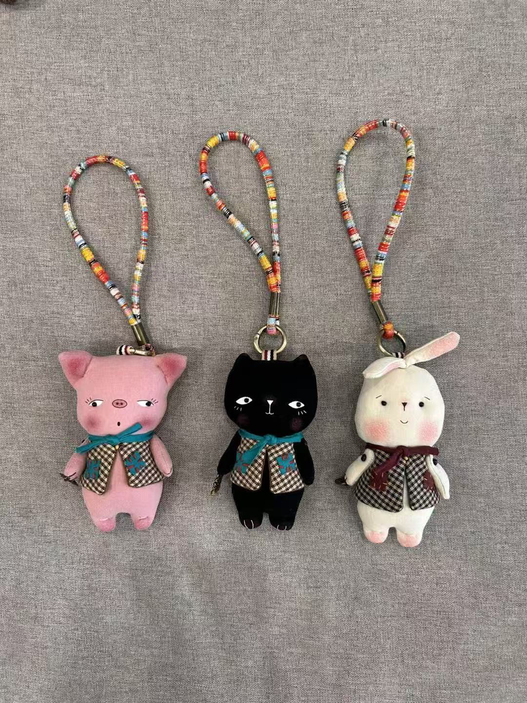 包包挂件毛绒公仔复古钥匙扣公仔包袋配件,箱包皮具/热销女包/男包,包袋配件,淘宝优惠券,粉丝福利购,淘宝优惠卷