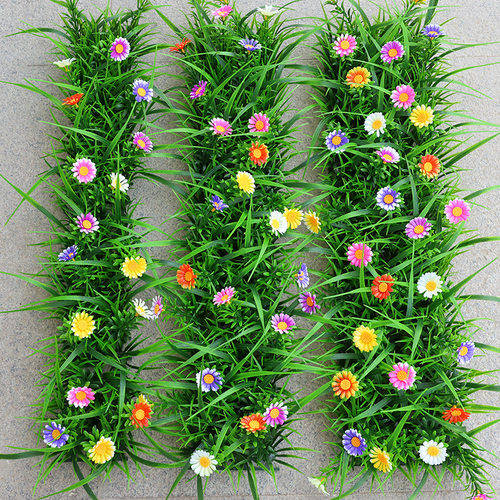 仿真草坪假花绿植隔断窗台花摆设