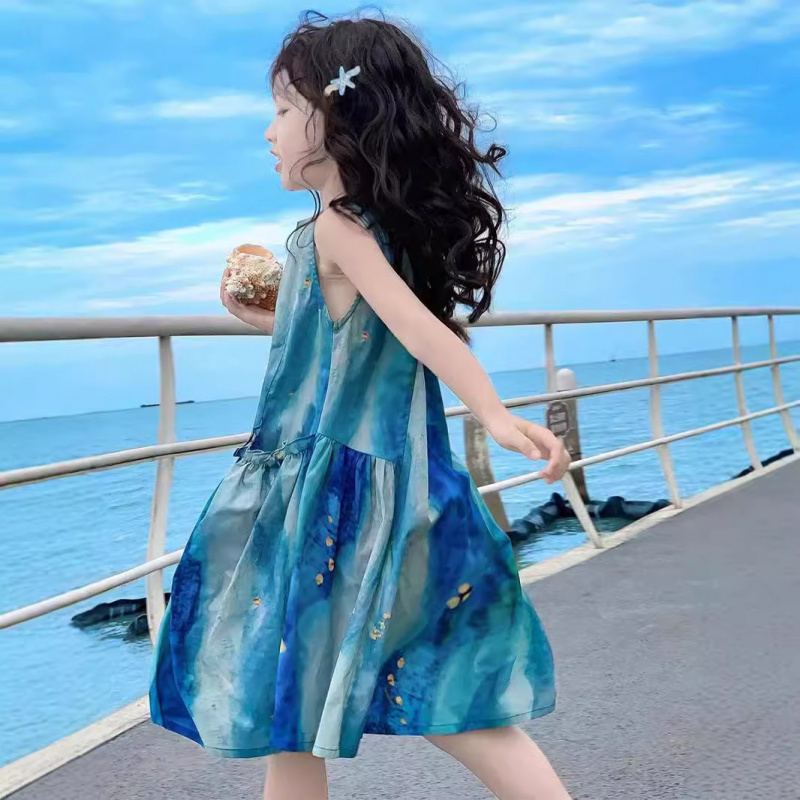 新款女童裙子夏季2025女童连衣裙