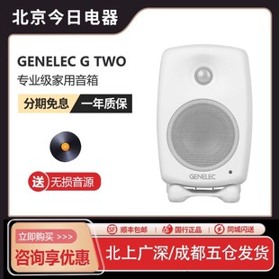 Two G2B 真力 HIFI Genelec 专业级家用音箱 有源音响