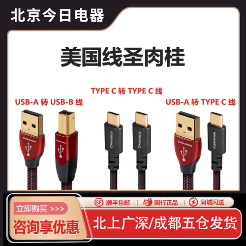 美国Audioquest线圣CinnamonA-B