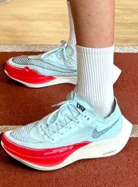 Nike ZoomX Vaporfly Next% 2 ice blue男女轻便跑步鞋CU4111-400