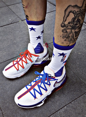 Nike/耐克 Lebron 17 LBJ17 新款男黑紫湖人实战篮球鞋CD5006-100