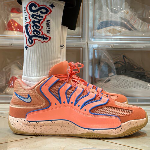Nike KD 18 男款粉色时尚运动休闲舒适百搭低帮篮球鞋 HV1991-601