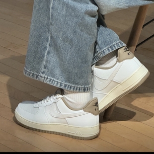 Force Air 白卡其复古百搭舒适休闲板鞋 100 耐克 FZ5225 Nike