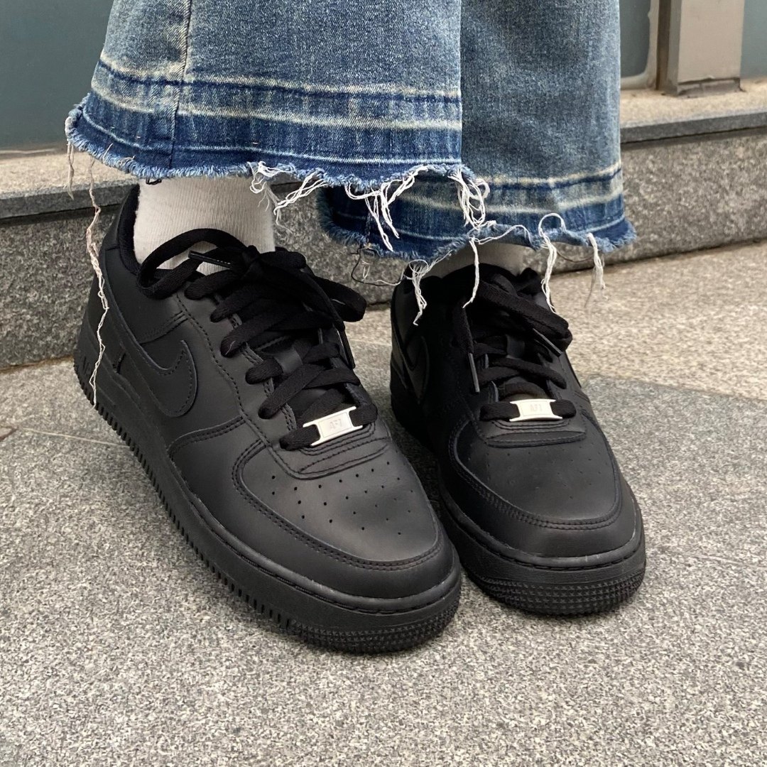 耐克AF1大童低帮防滑耐磨板鞋图片