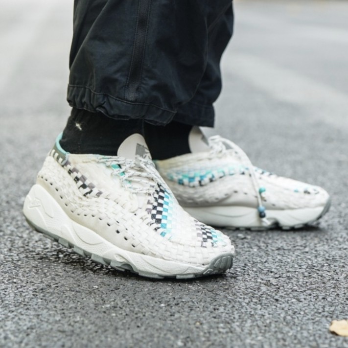 Nike Air Footscape Woven 复古男编织透气运动休闲鞋 HM5656-110,运动鞋new,运动休闲鞋,淘宝优惠券,粉丝福利购,淘宝优惠卷