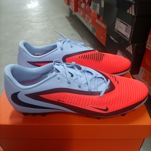 Nike Phantom 6 LOW ACAD男款蓝红色AG胶质短钉足球鞋HQ2322-400