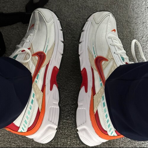 Nike Initiator 男款白红复古舒适轻便低帮休闲跑步鞋 FD9927-161