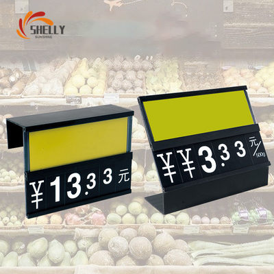 超市海鲜池价格牌防水挂式标价