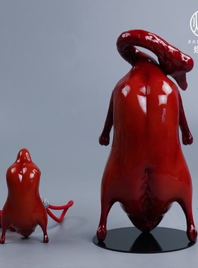 燃匠烧鹅烤鸭摆件办公室装饰品