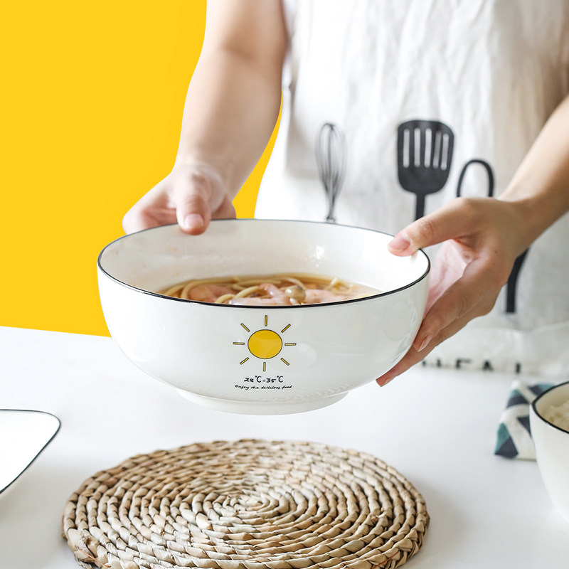Creative Single Nordic household ceramic large tableware and dishes