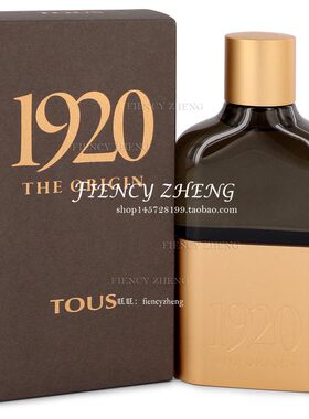Tous 1920 The Origin 桃丝熊1920本真男士香水EDP木质香调 雪松