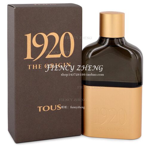 Tous 1920 The Origin 桃丝熊1920本真男士香水EDP木质香调 雪松