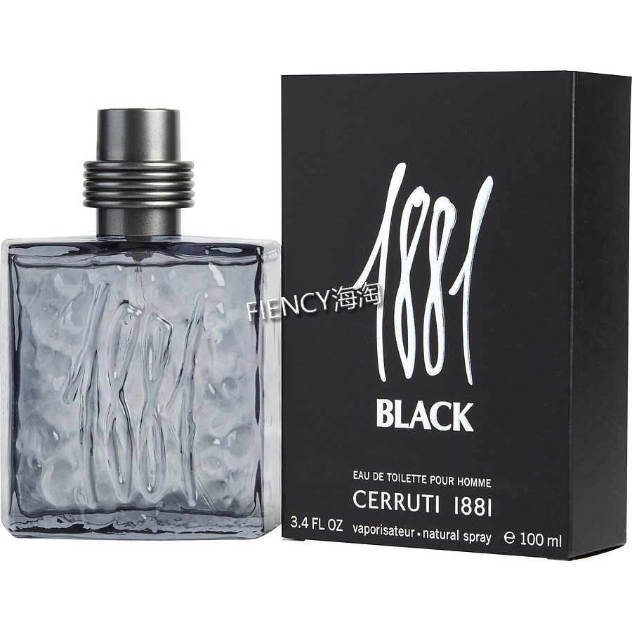 Cerruti 1881 Black EDT黑色赛露迪1881男士淡香水100ml