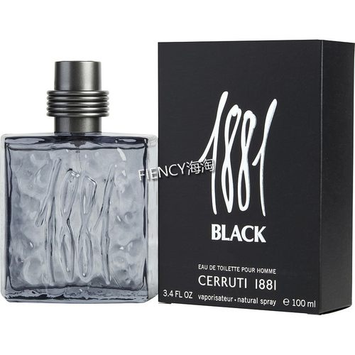 Cerruti 1881 Black EDT 黑色赛露迪1881男士淡香水100ml