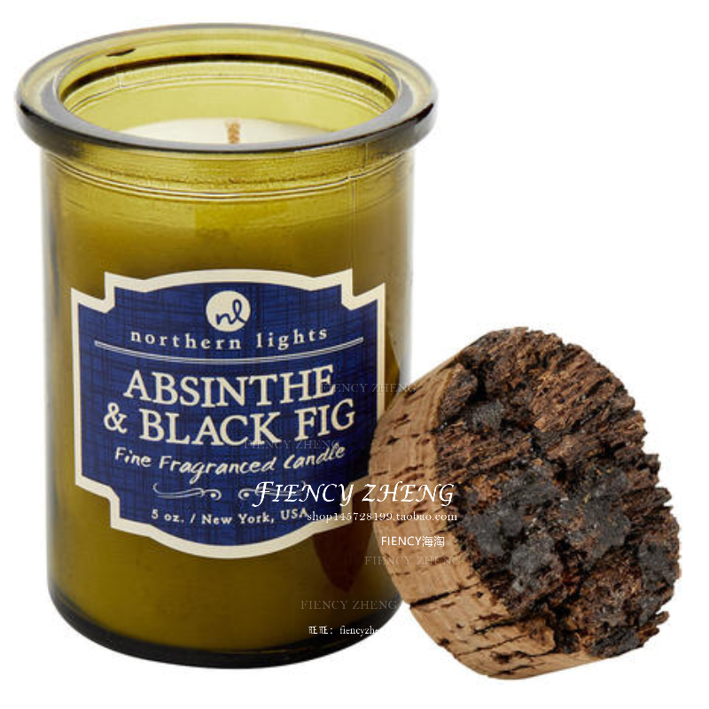 ABSINTHE & BLACK FIG柱形香薰蜡烛 苦艾酒和黑色无花果香味