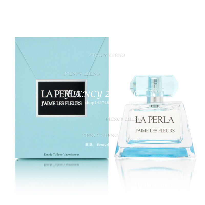 la perla jaime les fleurs  edt宝娜海蓝之心女士果香水淡50ml