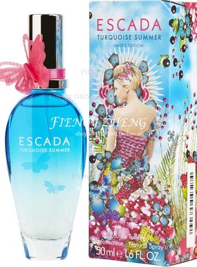 Escada TURQUOISE SUMMER爱斯卡达夏之湛蓝女士淡香水 EDT 50ml
