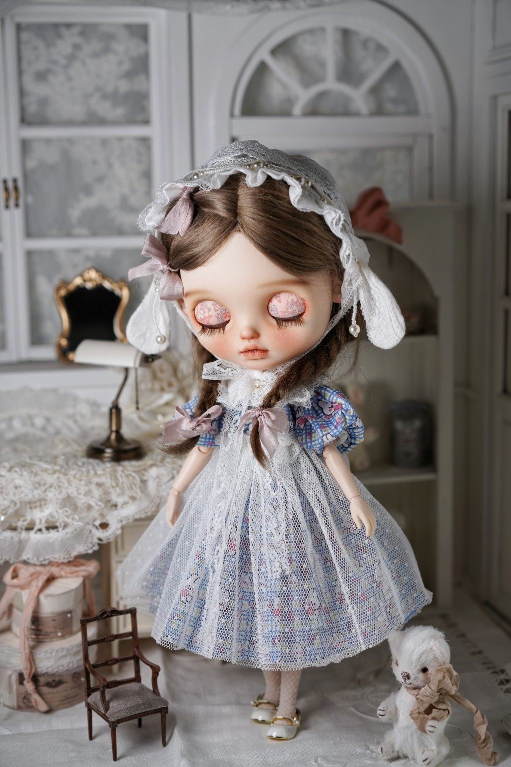 Blythe小布娃衣”海洋之心”ob22ob24洋装衣服