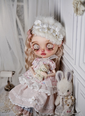blythe小布娃衣“艾琳娜娜”ob22ob24洋装套装衣服新款