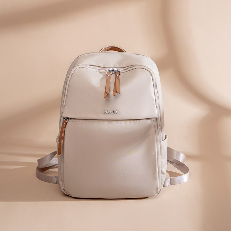 商务出差大容量牛津双肩包防水轻便尼龙背包多功能通勤旅行