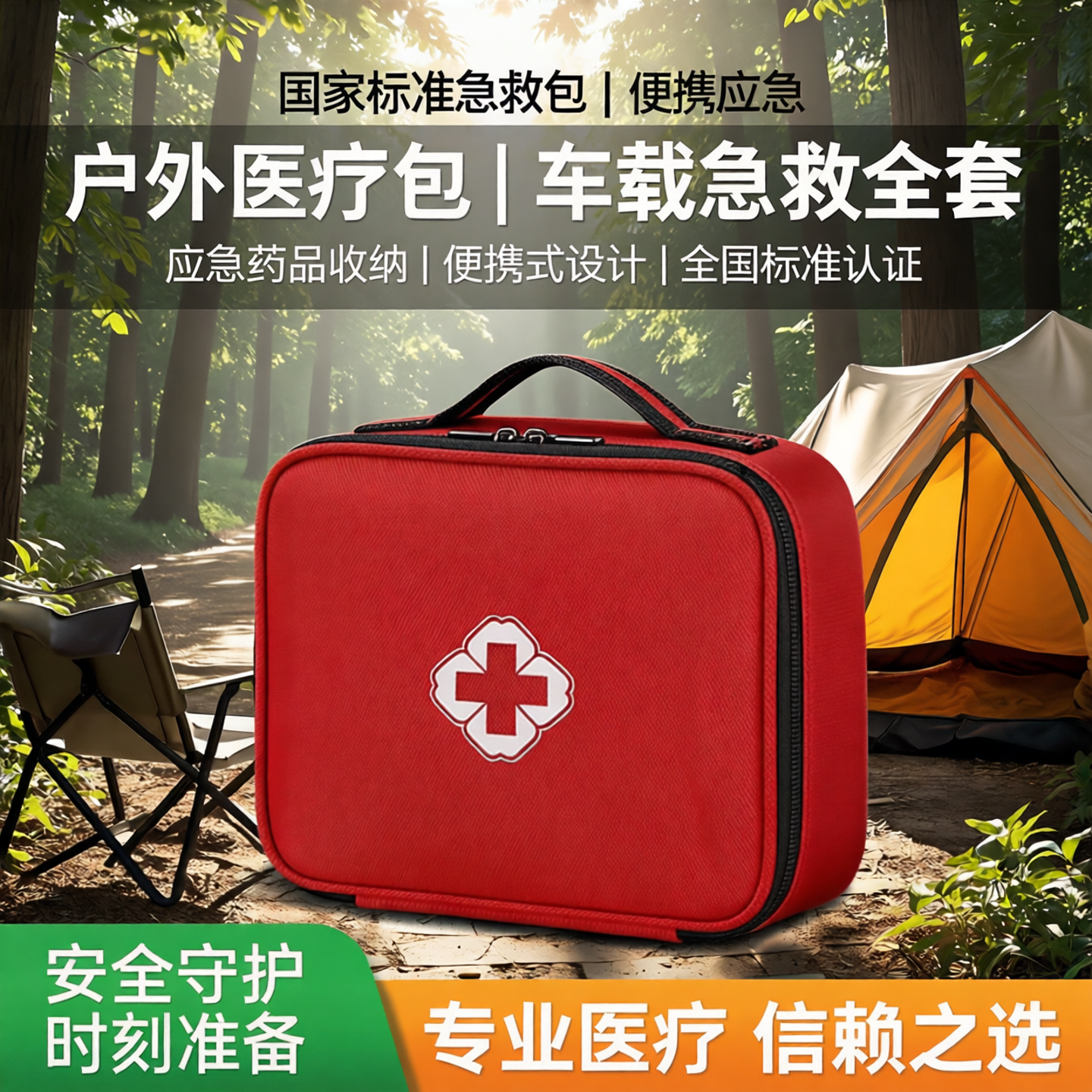 急救包药品收纳包全套国家标准车载医疗包应急户外便携式急救包小
