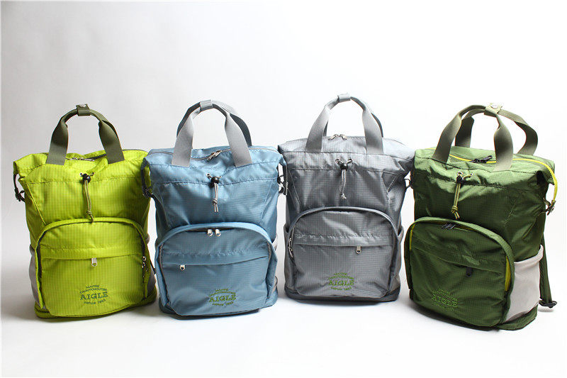 France outdoors Big Backpack Handbag Dual use classic Cement Grey Color matching Poopin the Sports bag/Outdoor package/Fitting , Backpack  category - from Buy2taobao.com to provide professional Taobao agent buy service