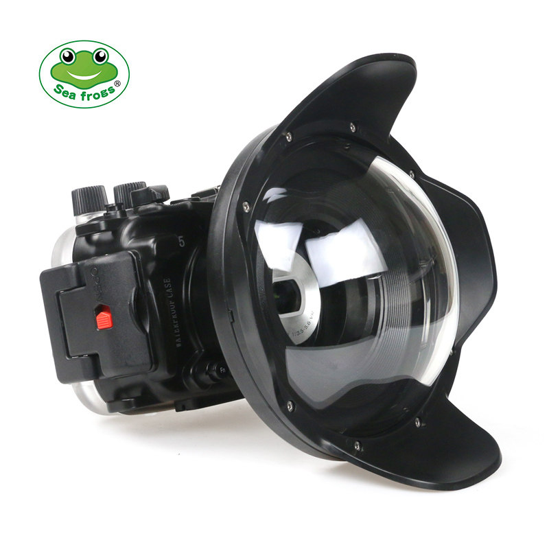 海蛙seafrogs水下摄影适用Nikon尼康J5相机防水壳潜水罩防水40米