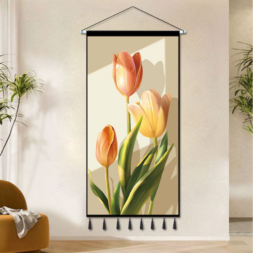 北欧向日葵光影装饰挂毯