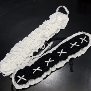-十字心发带-doll感发饰蝴蝶结