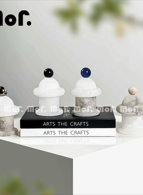 云石棉签盒居家装饰摆件艺术饰品