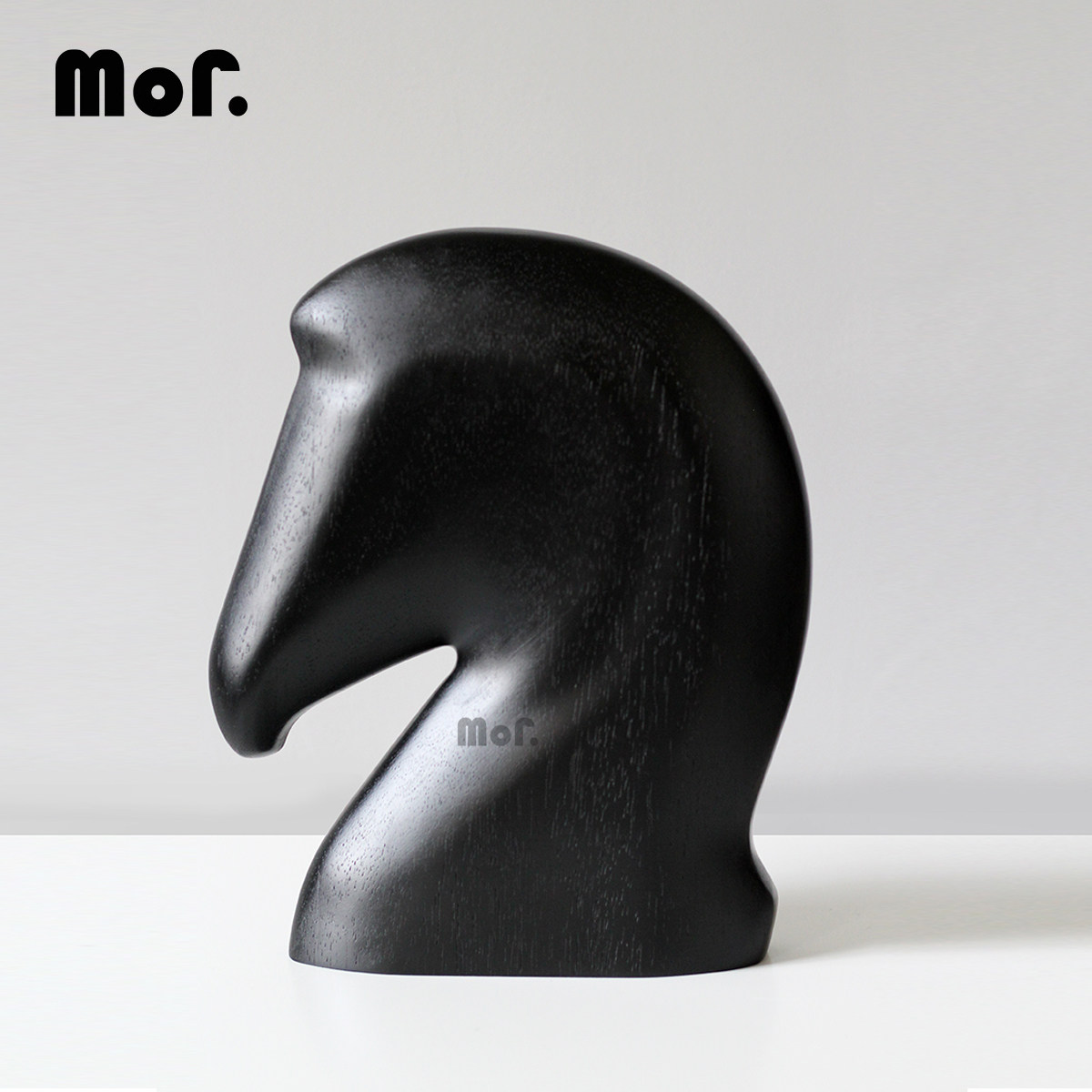 墨非 现代简约创意抽象马头摆件 样板间民宿展示柜玄关桌面饰品