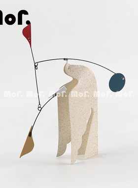 墨非 北欧现代艺术抽象飞鸟平衡摆件样板间售楼处书房玄关装饰品
