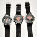 超人圆盘手表 复仇者联盟 六一儿童礼物 包邮 动漫周边休闲电子表