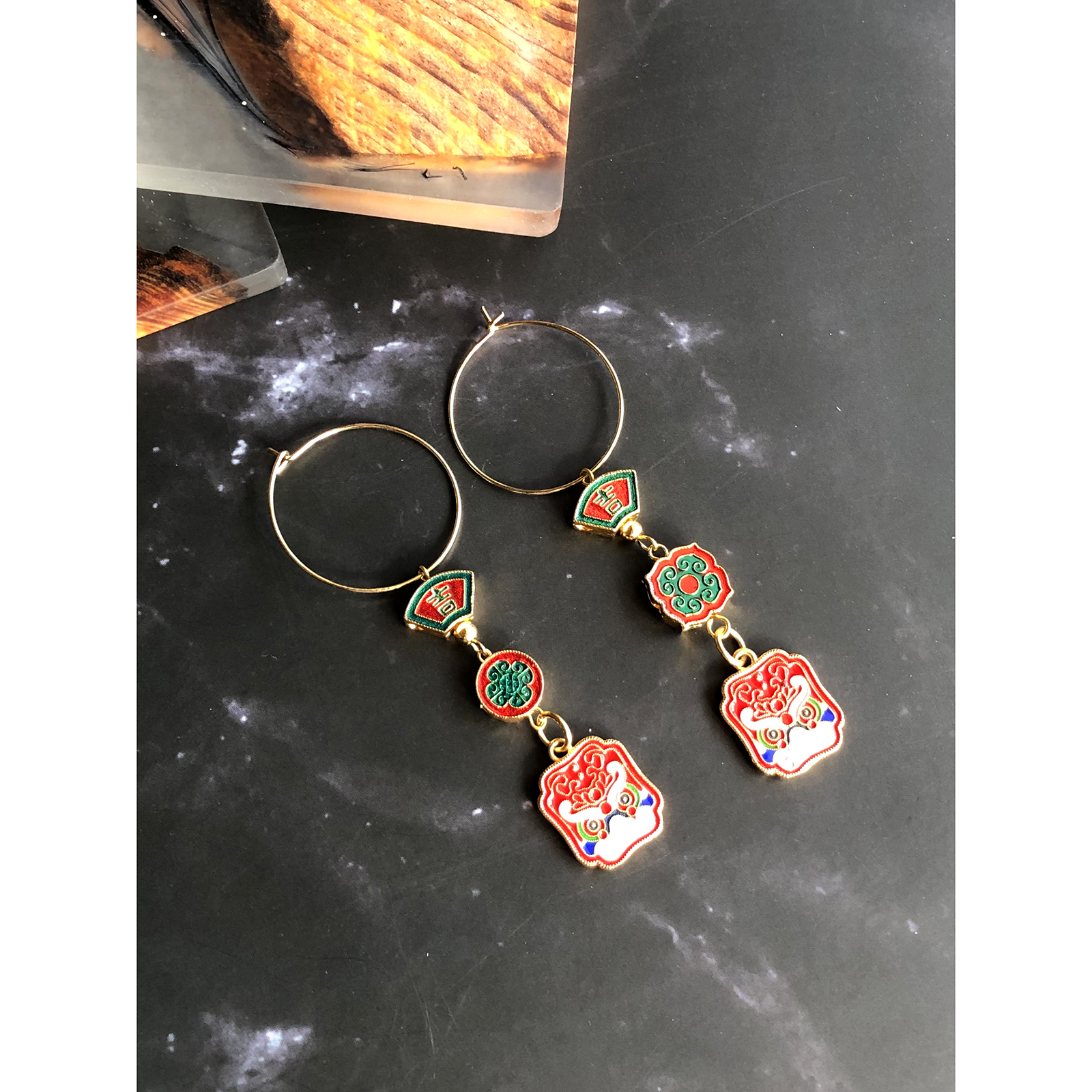 古法金原创设计师耳挂